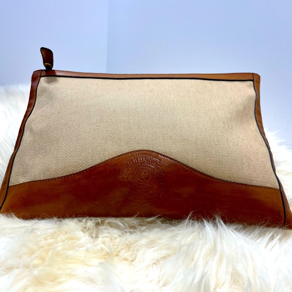 Ghurka Twill and Leather Pouch11 Bag *see authenticity letter